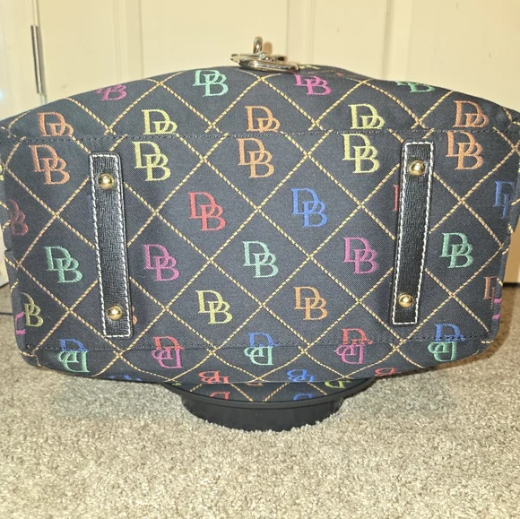 Dooney & Bourke Rainbow Canvas Shoulder Bag - Picture 5 of 14
